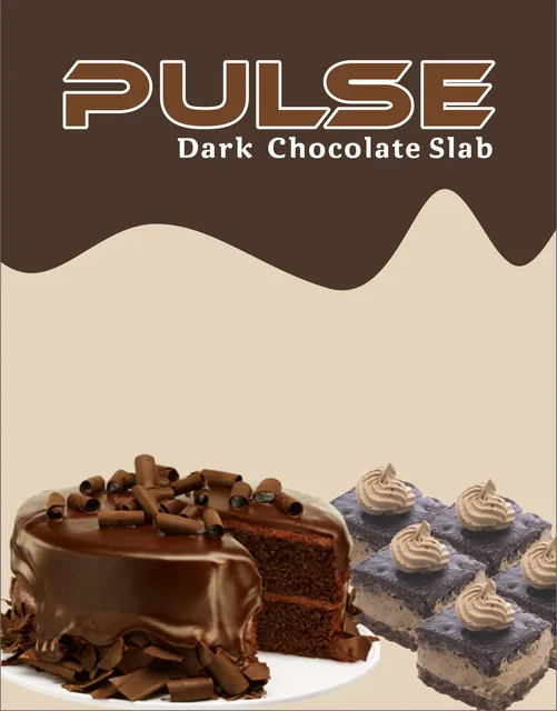Pulse dark chocolate slab